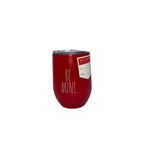 Rae Dunn Valentine Be Mine Aluminum Wine Tumbler